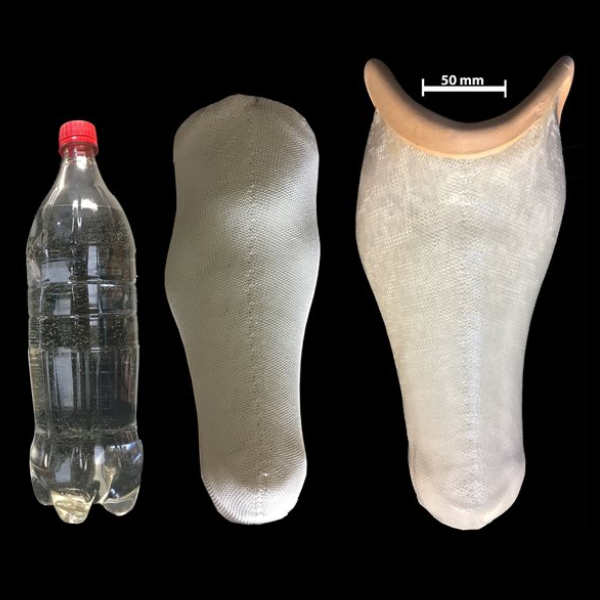 Researchers turn plastic water bottles into prosthetic limbs